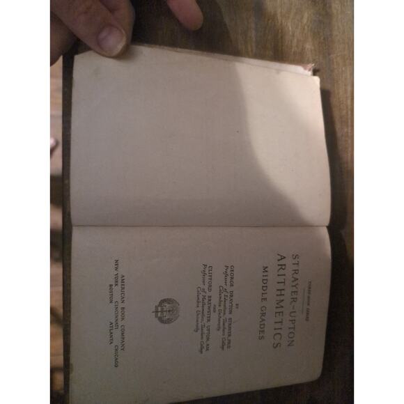 Strayer- Upton Arithmetics Middle Grades by George Drayton Strayer, 1928 HC - Picture 5 of 6